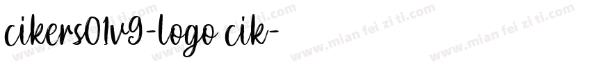 cikers01v9-logo cik字体转换